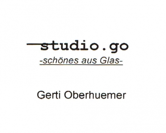 studio.go, schönes aus glas, Gerti Oberhuemer
